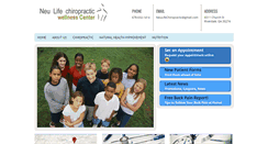Desktop Screenshot of neulifechiropractic.com